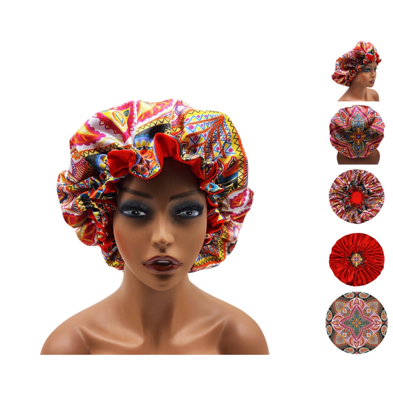 LV Bonnet  Silk hair bonnets, Scarf hairstyles, Hair bonnet